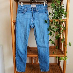 EVERLANE blue mid rise skinny jeans size 26 Ankle